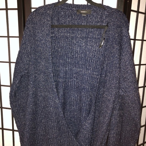 Forever 21 Sweaters - Wrap Blue Sweater
